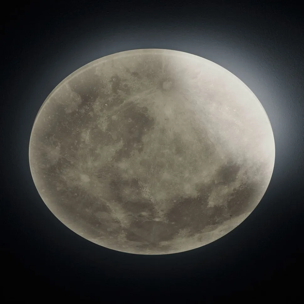 LED-loftlampe Lunar med fjernbetjening 40cm