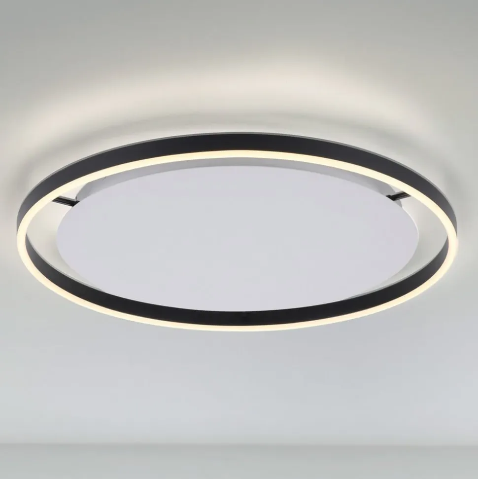 LED-loftlampe Ritus, Ø 58,5 cm, antracit