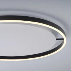 LED-loftlampe Ritus, Ø 58,5 cm, antracit