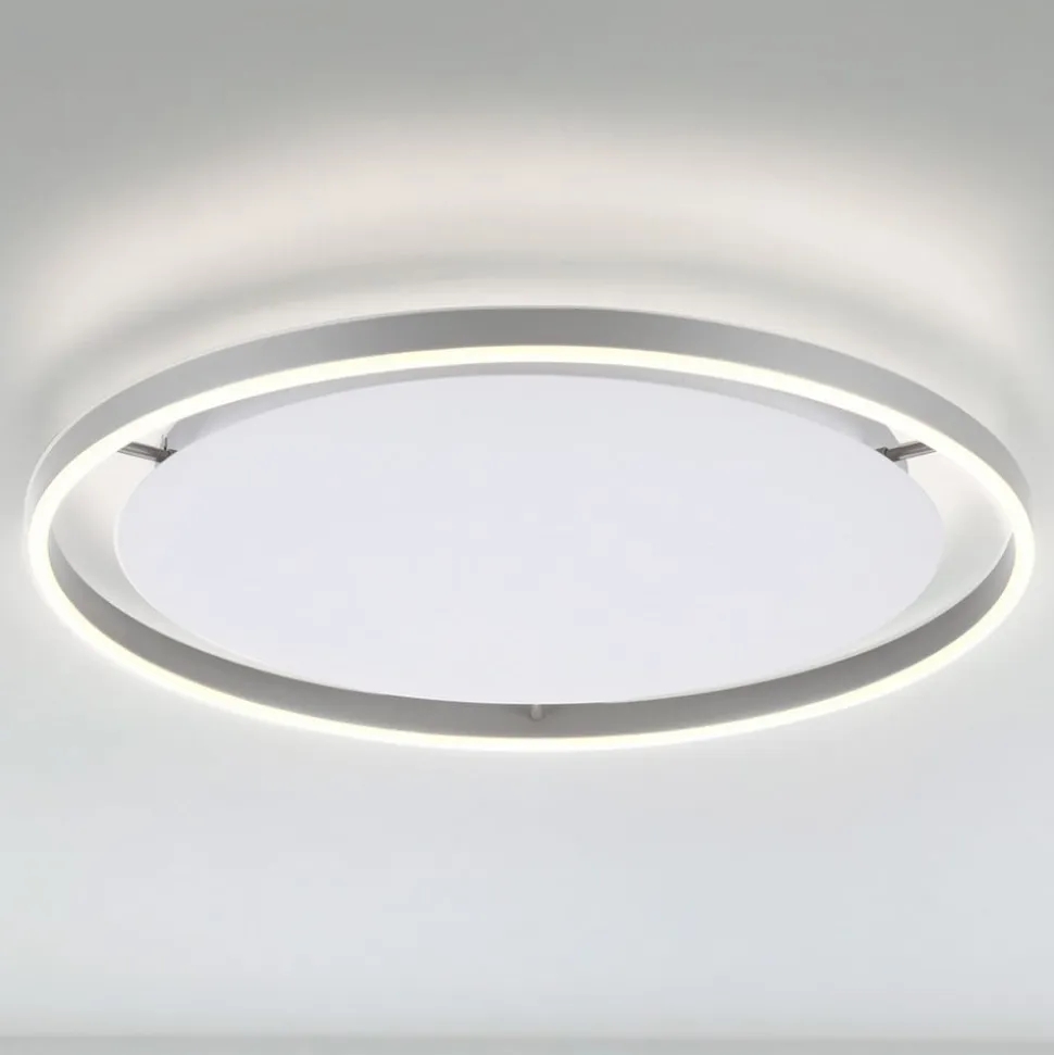 LED-loftlampe Ritus, Ø 58,5 cm, aluminium
