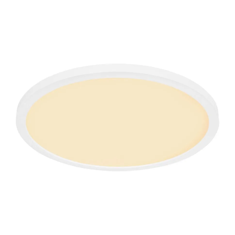 LED-loftlampe Sapana, hvid, Ø 42 cm, plast, IP44