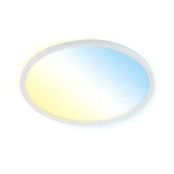 LED-loftlampe Slim S dæmpbar CCT hvid Ø 29 cm
