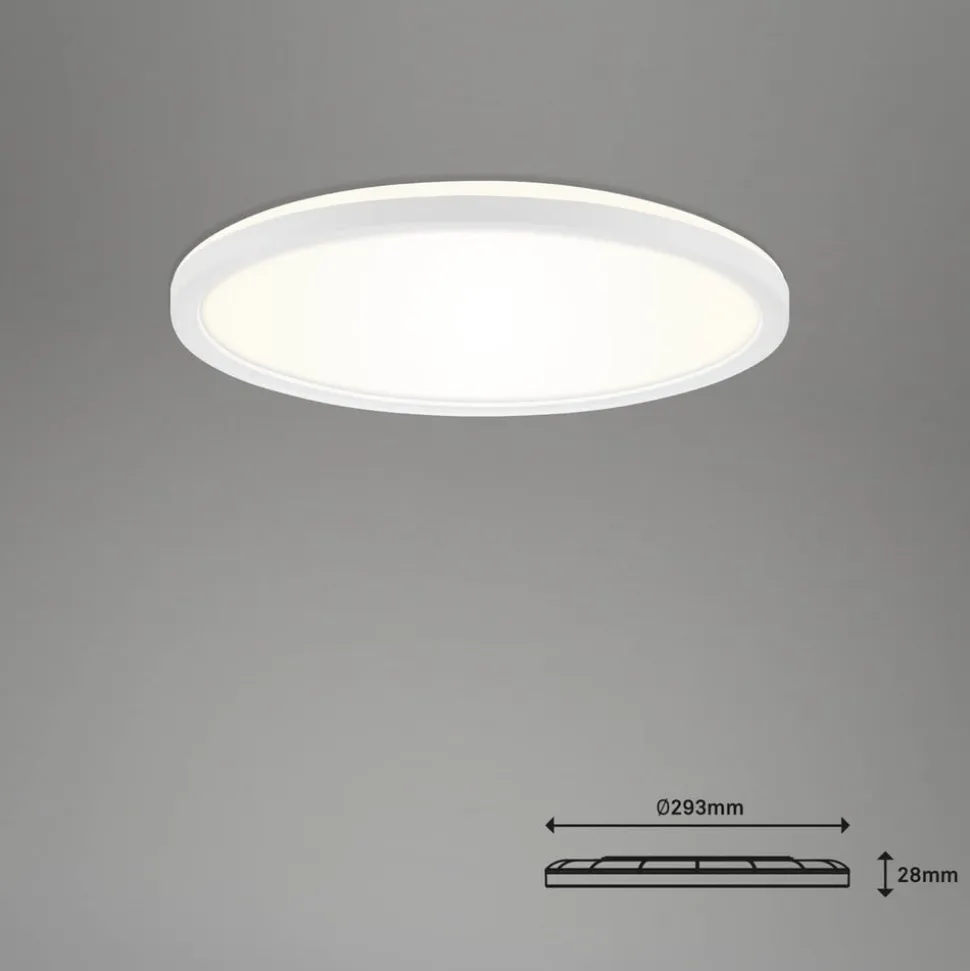 LED-loftlampe Slim S dæmpbar CCT hvid Ø 29 cm