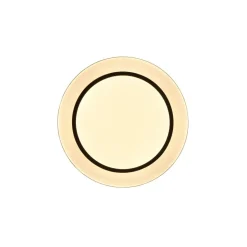 LED-loftslampe Atria, Ø 38 cm, sort, plast, CCT