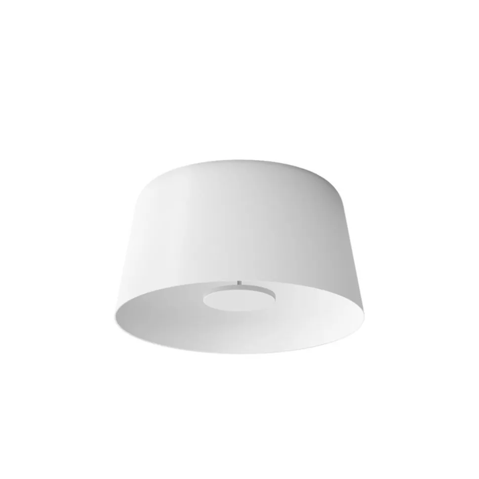 LED-loftslampe Delfi_S, hvid, Ø 45 cm, metal