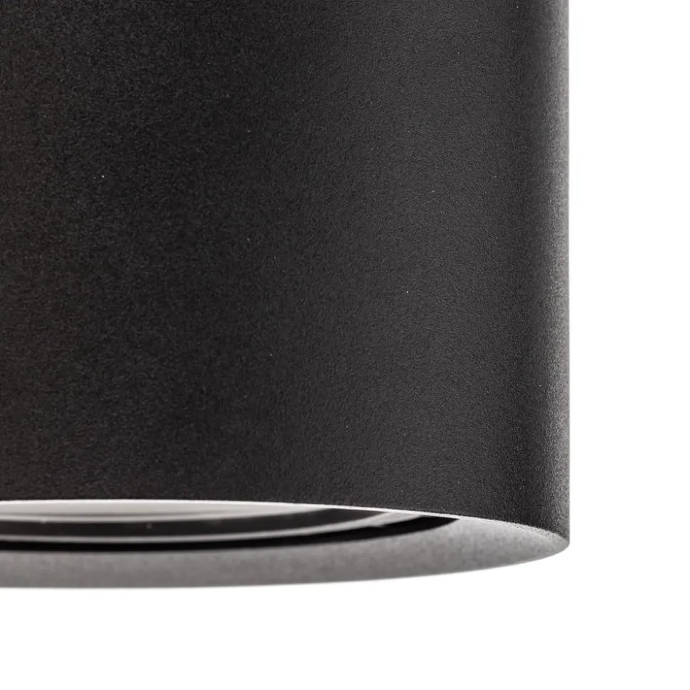 LED-loftslampe Fedler dæmpet til varm, sort