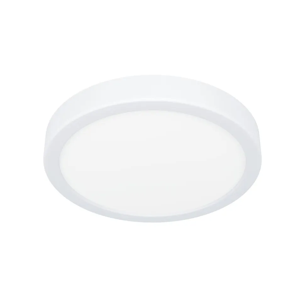 LED-loftslampe Fueva 5 IP44 3000K hvid Ø21cm