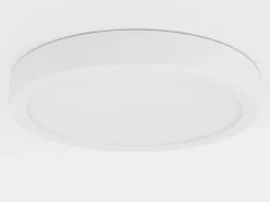 LED-loftslampe Fueva 5 IP44 3000K hvid Ø21cm
