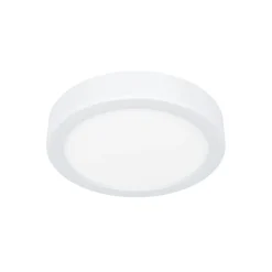 LED-loftslampe Fueva 5 IP44 3000K hvid Ø16cm