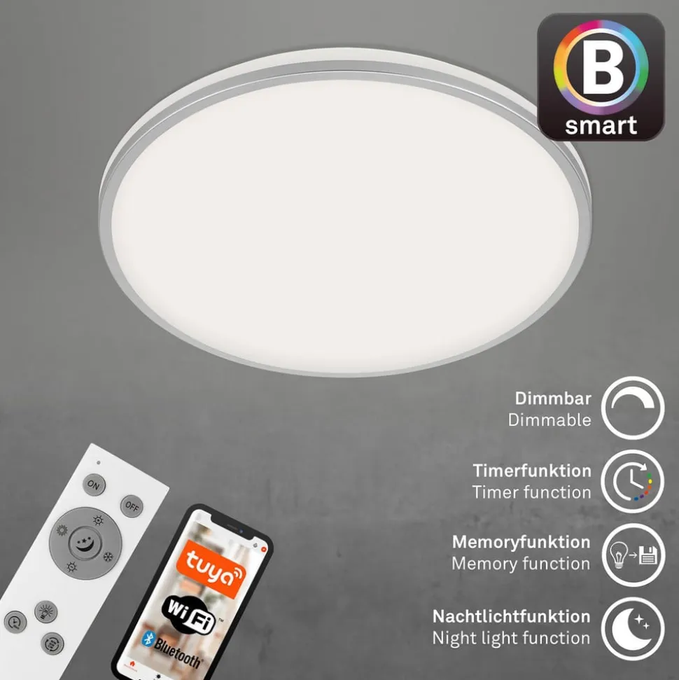 LED-loftslampe Ivy S, dæmpbar, CCT, Ø 49 cm