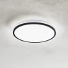 LED-loftslampe Lana, baggrundsbelyst effekt Ø28 sort