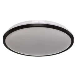 LED-loftslampe Lana, baggrundsbelyst effekt Ø28 sort