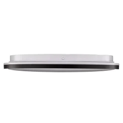 LED-loftslampe Lana, baggrundsbelyst effekt Ø28 sort