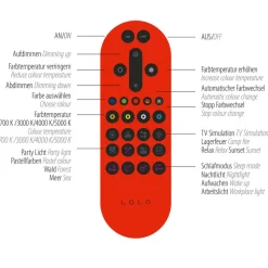 LED-loftslampe LOLAsmart Naomi, Ø 75 cm