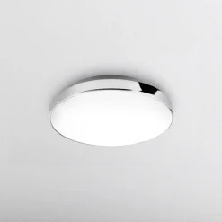 LED-loftslampe Malbona, kromramme, Ø 28,5 cm