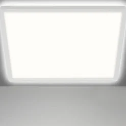 LED-loftslampe Slank, kantet 42 x 42 cm
