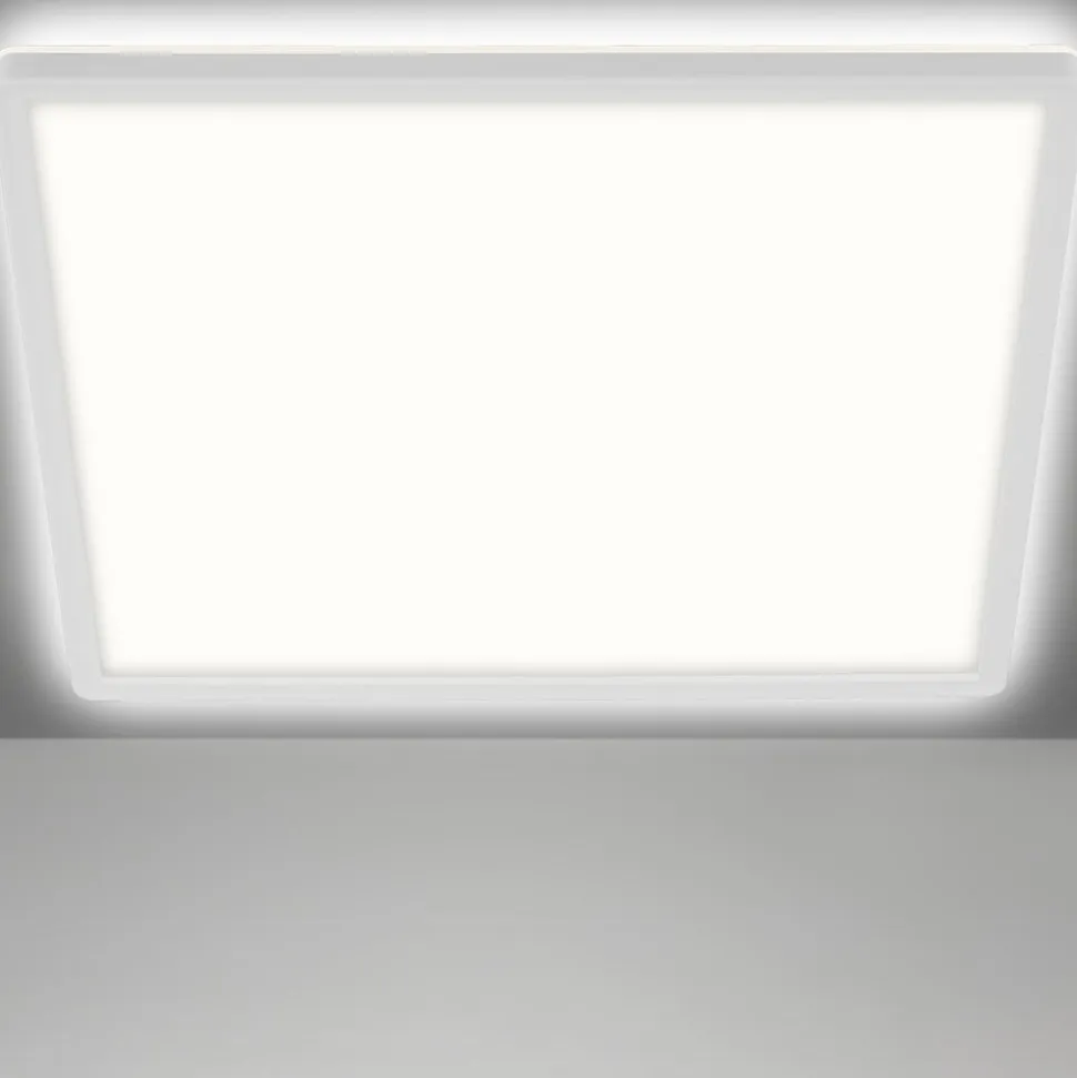 LED-loftslampe Slank, kantet 42 x 42 cm