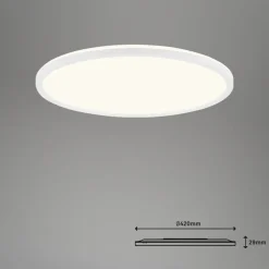 LED-loftslampe Slim S dæmpbar CCT hvid Ø 45 cm