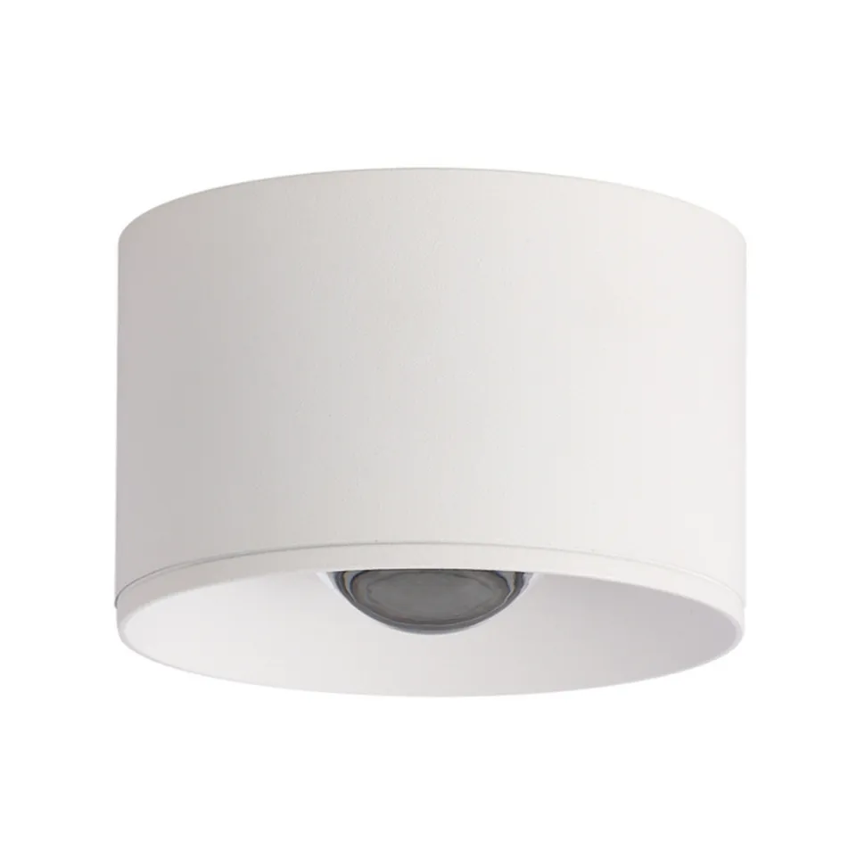 LED-loftspot til udendørs brug S134 Ø 6,5 cm, sandhvid