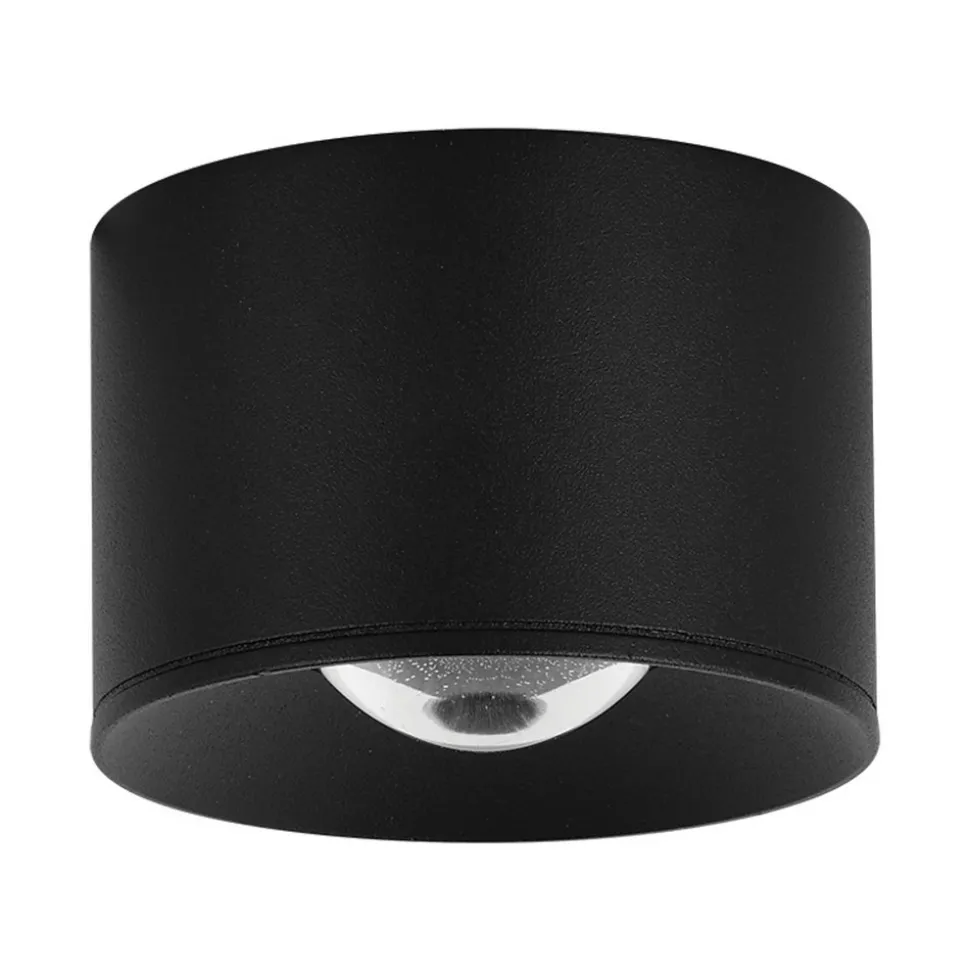 LED-loftspot til udendørs brug S131, Ø 8 cm, sandfarvet