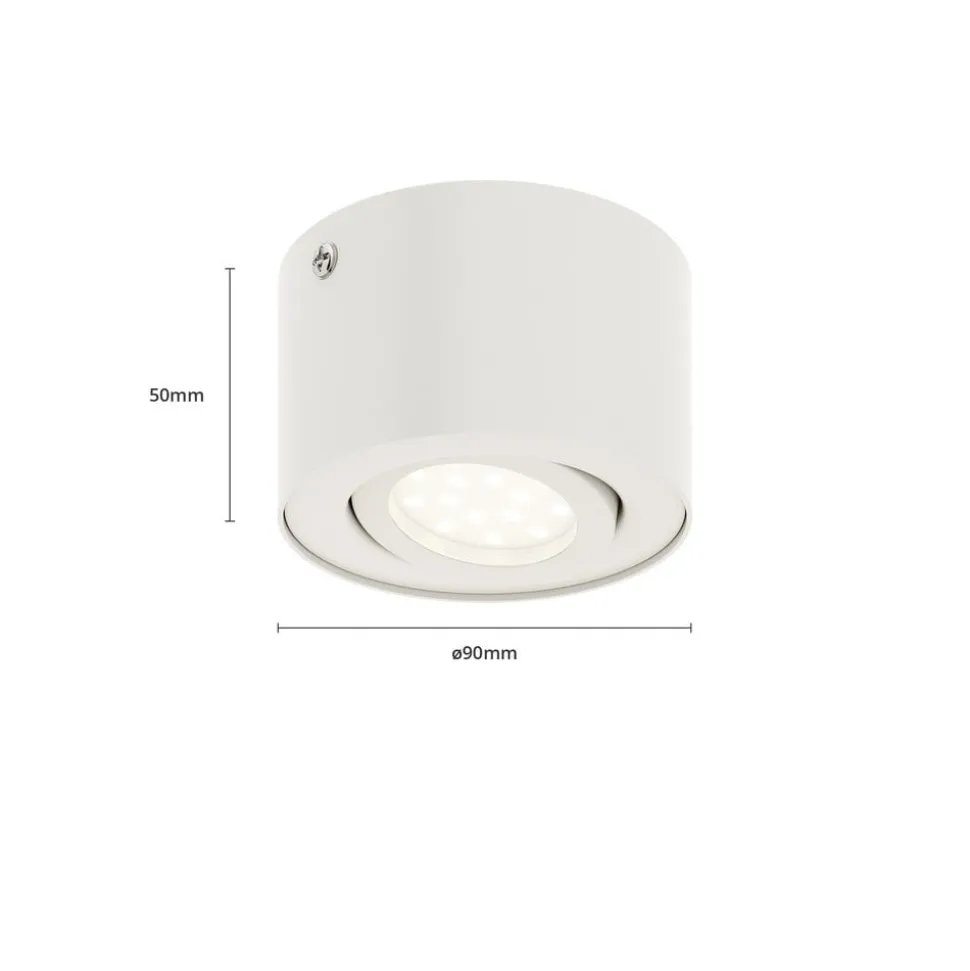 LED-loftsspot i rør, hvid