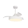 LED-loftventilator Alaska Mini hvid DC støjsvag Ø 91 cm CCT