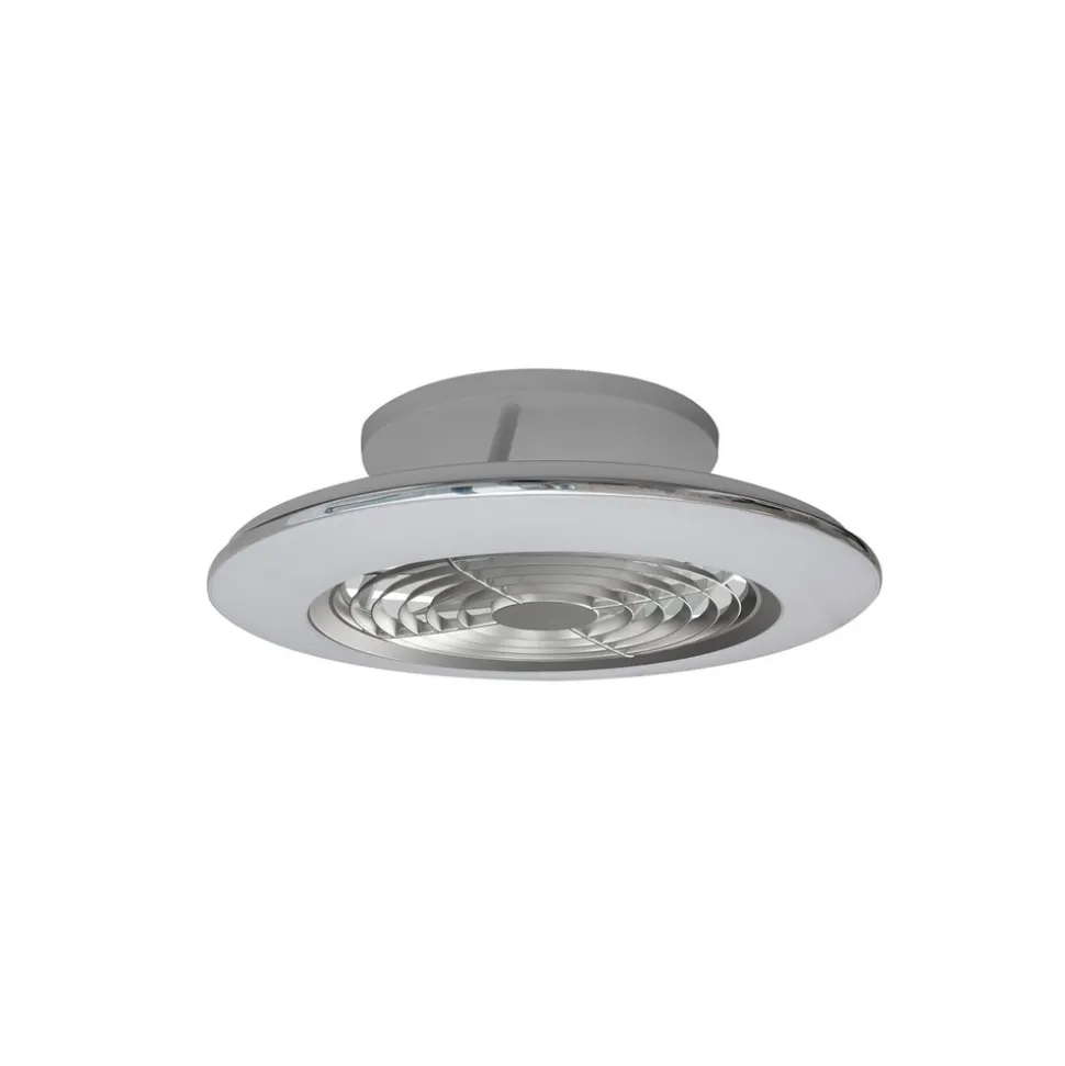 LED-loftventilator Alisio mini, sølv