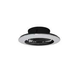 LED-loftventilator Alisio mini, sort