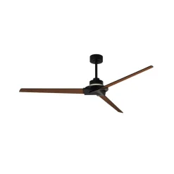 LED-loftventilator Brisa sort/træ DC støjsvag 175 cm CCT