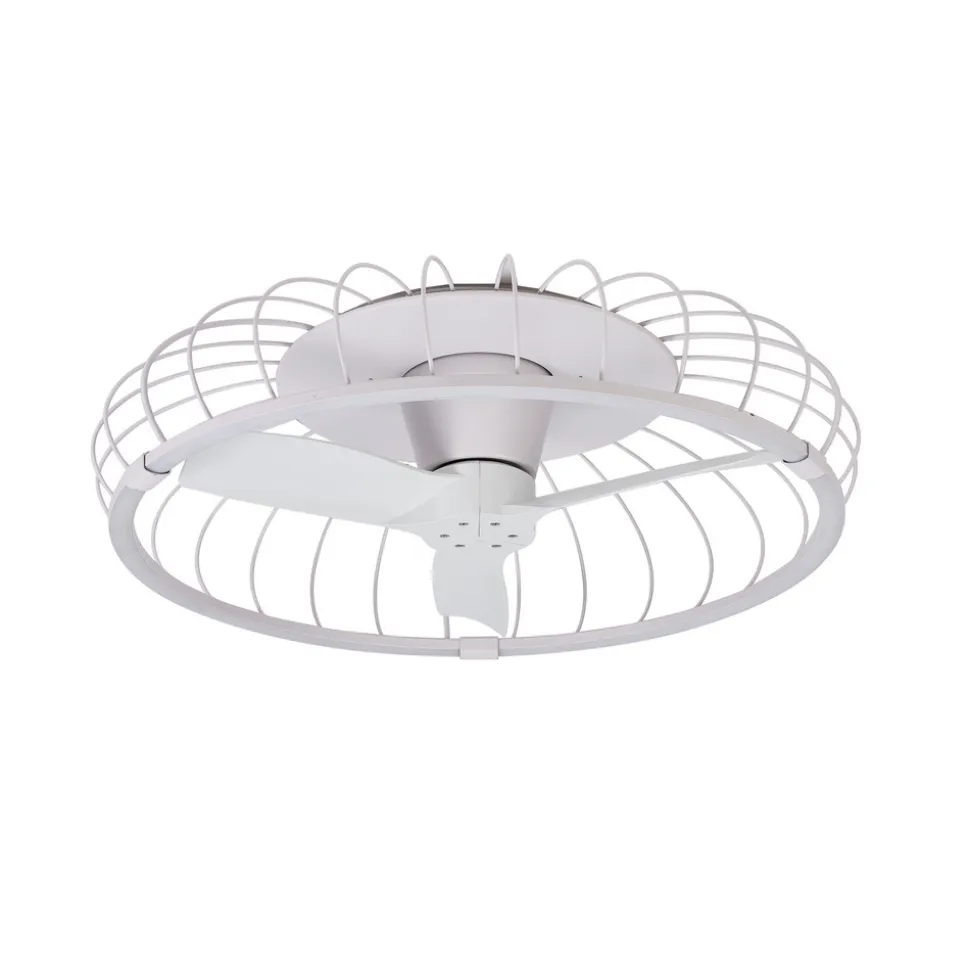 LED-loftventilator Nature, CCT App hvid