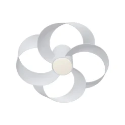 LED-loftventilator Rose hvid DC-motor støjsvag Ø 65 cm CCT