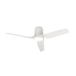 LED-loftventilator Ushuaia hvid DC lydsvag Ø 134 cm CCT