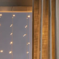 LED-lysforhæng, 120 lyskilder, ravgult