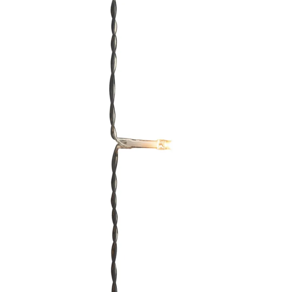 LED-lysforhæng, 120 lyskilder, ravgult