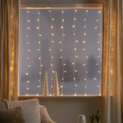 LED-lysforhæng, 120 lyskilder, ravgult