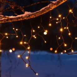LED-lysforhæng Chrissline Extra, 100 LED'er, 2.300 K