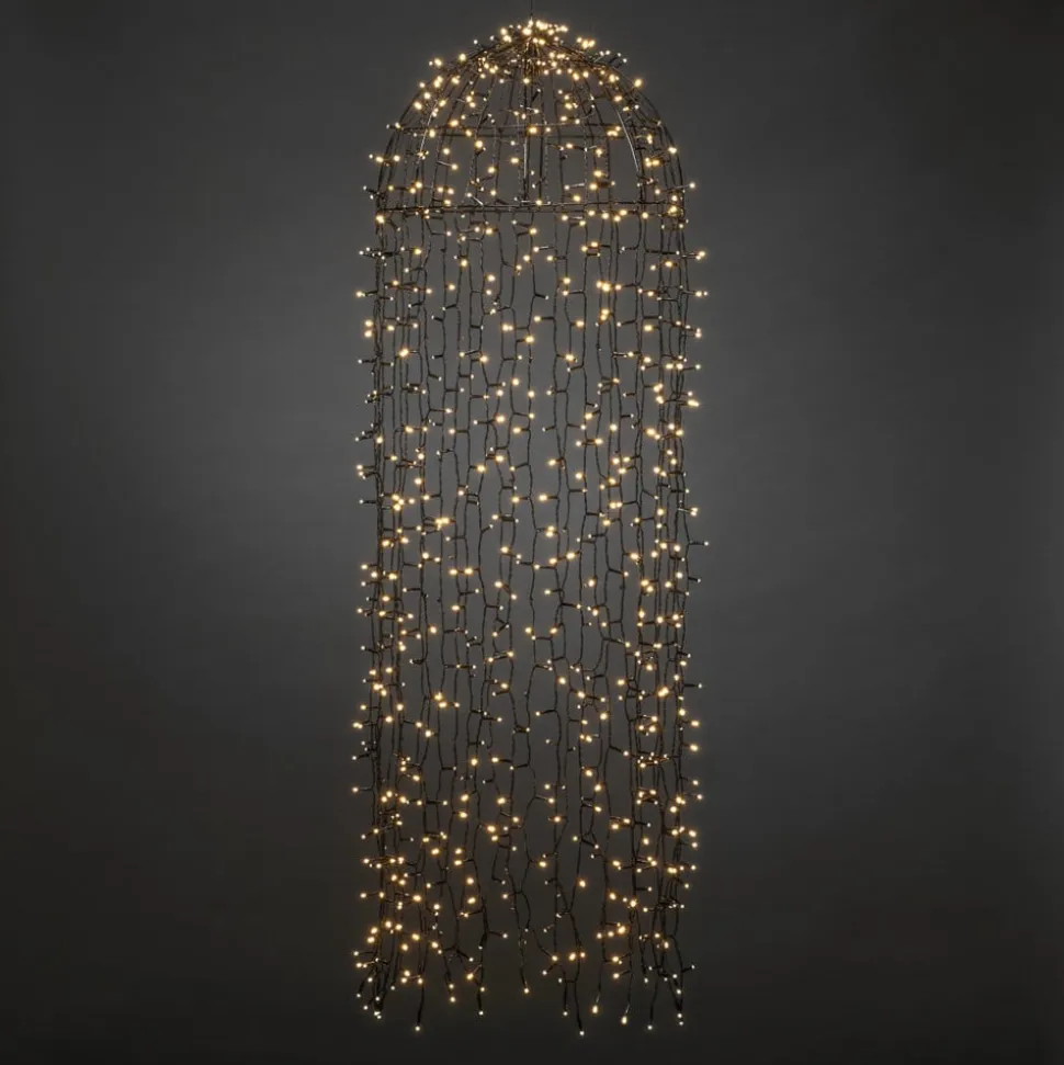 LED-lysgardin vandmand 2.600K 900 LED'er 145x45cm
