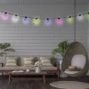 LED-lyskæde CADENA, RGB, sort, 10 lyskilder, 10 m