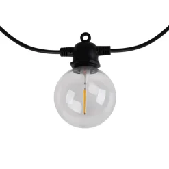 LED-lyskæde CADENA, RGB, sort, 10 lyskilder, 10 m