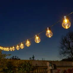 LED-lyskæde GloBulb, 20-flammende, IP44