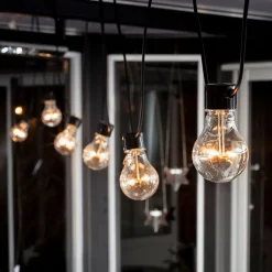 LED-lyskæde ølhave basissæt, ravfarvet