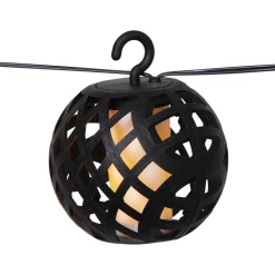 LED-lyskæde solcelle Flame med flamme effekt