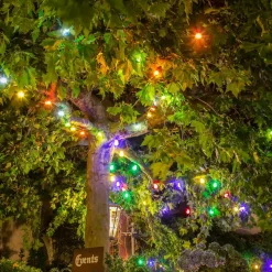 LED-lyskæde til forlængelse af ølhaven, farverig
