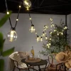 LED-lyskæder Bolla, klar, plast Længde 5,3 m 20-fl.
