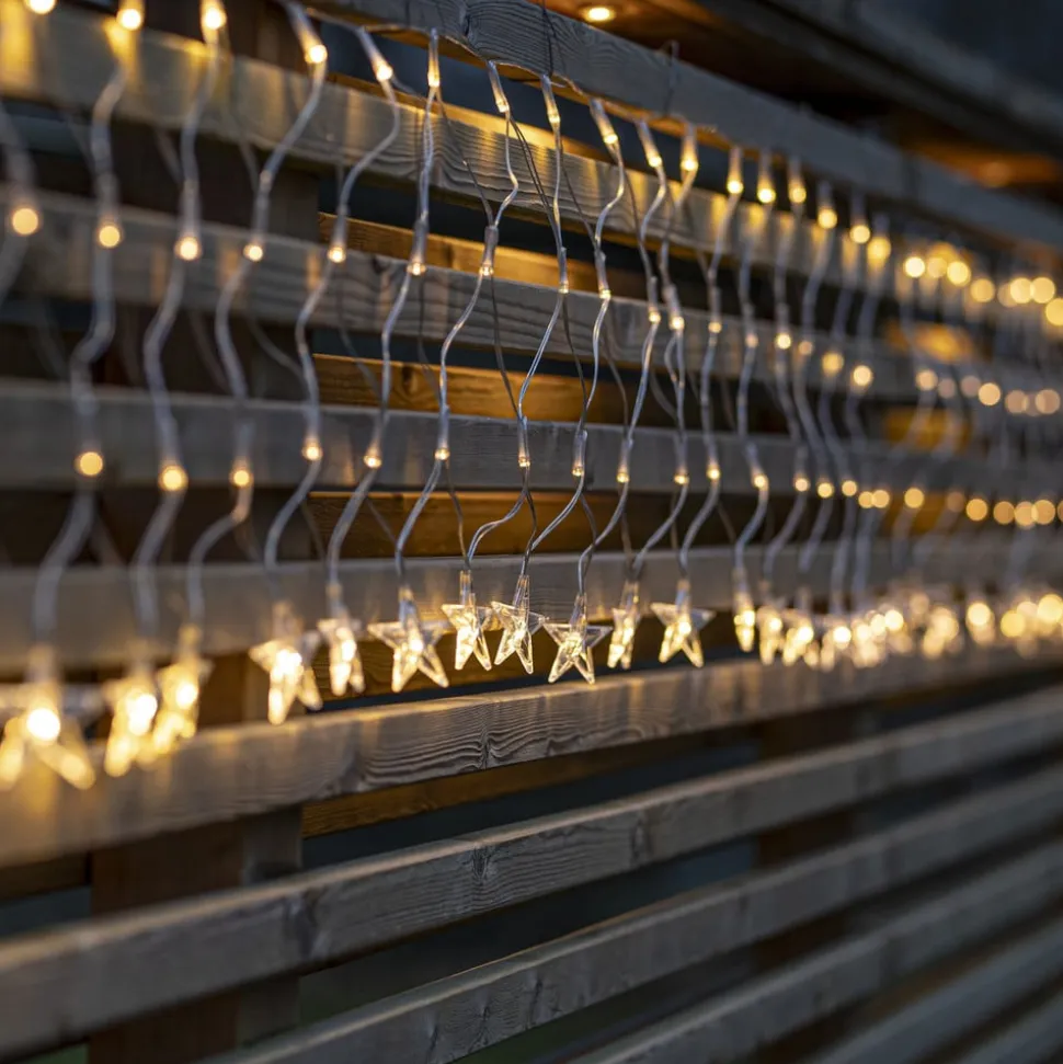 LED-lysnet StarNet klar plast længde 480 cm 160 LED'er
