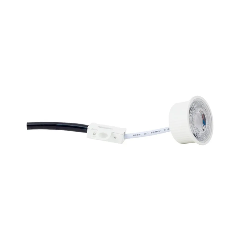 LED-modul, GU10 til indbygning, 4,9 W, 3.000 K, 410 lm, dæmpbar