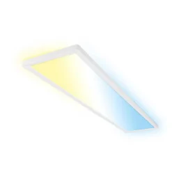 LED-panel Tava CCT, hvid, 98 x 20 cm, baggrundsbelysning, plast