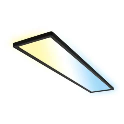 LED-panel Tava CCT, sort, 98 x 20 cm baggrundsbelysning plast