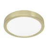 LED-panel til overflademontering Fueva 5 IP20 830 messing Ø21cm