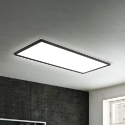 LED-panel til overflademontering Slim 58x20cm on/off 4.000K sort